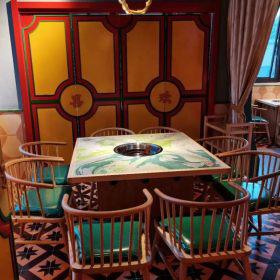 西安火鍋桌批發(fā)定做工程之歡喜記火鍋店